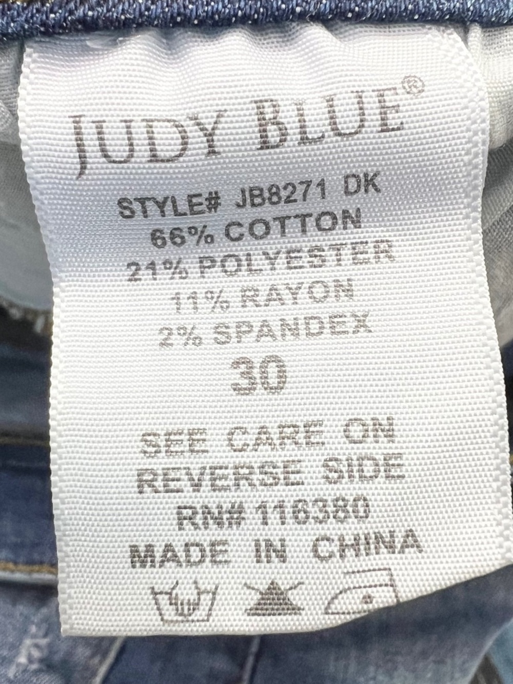 👖|•JUDY BLUE•| Relaxed Fit Jeans Size 30👖 - Picture 5 of 7